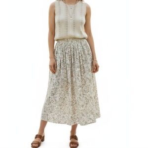 J. Crew Cream Knit Tank Top Sweater Vest | Sz Medium